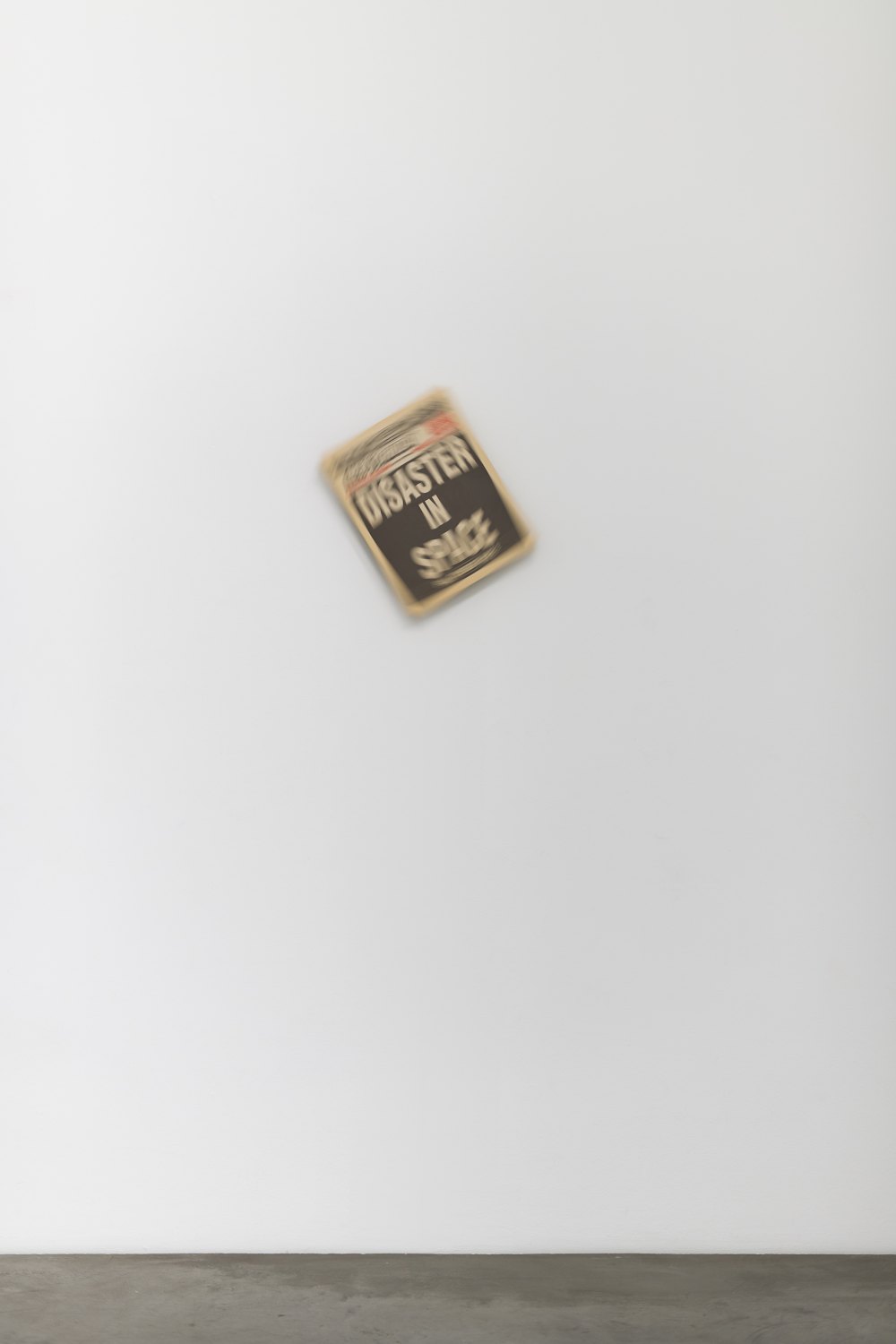 Atiéna R. Kilfa Tablooid, 2025 Newspaper film prop, aluminium, motor  37.5 x 29.6 cm unique
