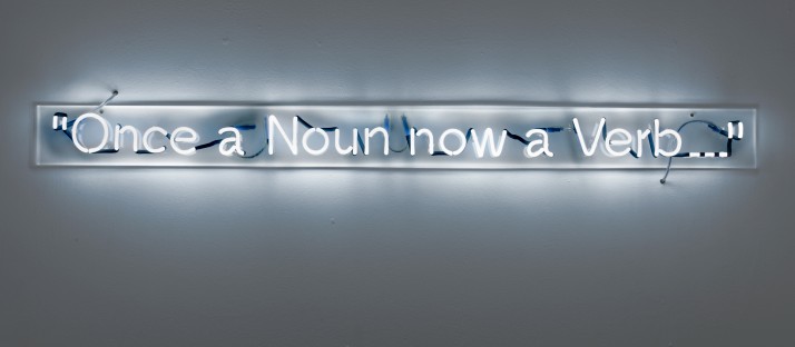 Cerith Wyn Evans Once a Noun, Now a Verb... Galerie Neu - Cerith Wyn Evans