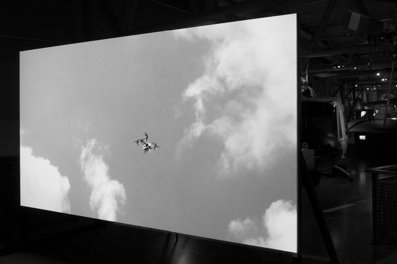 Sean Snyder Cloud Sediment (Gstaad), 2016 Installation View, Norwegian Aviation Museum, Bodø 