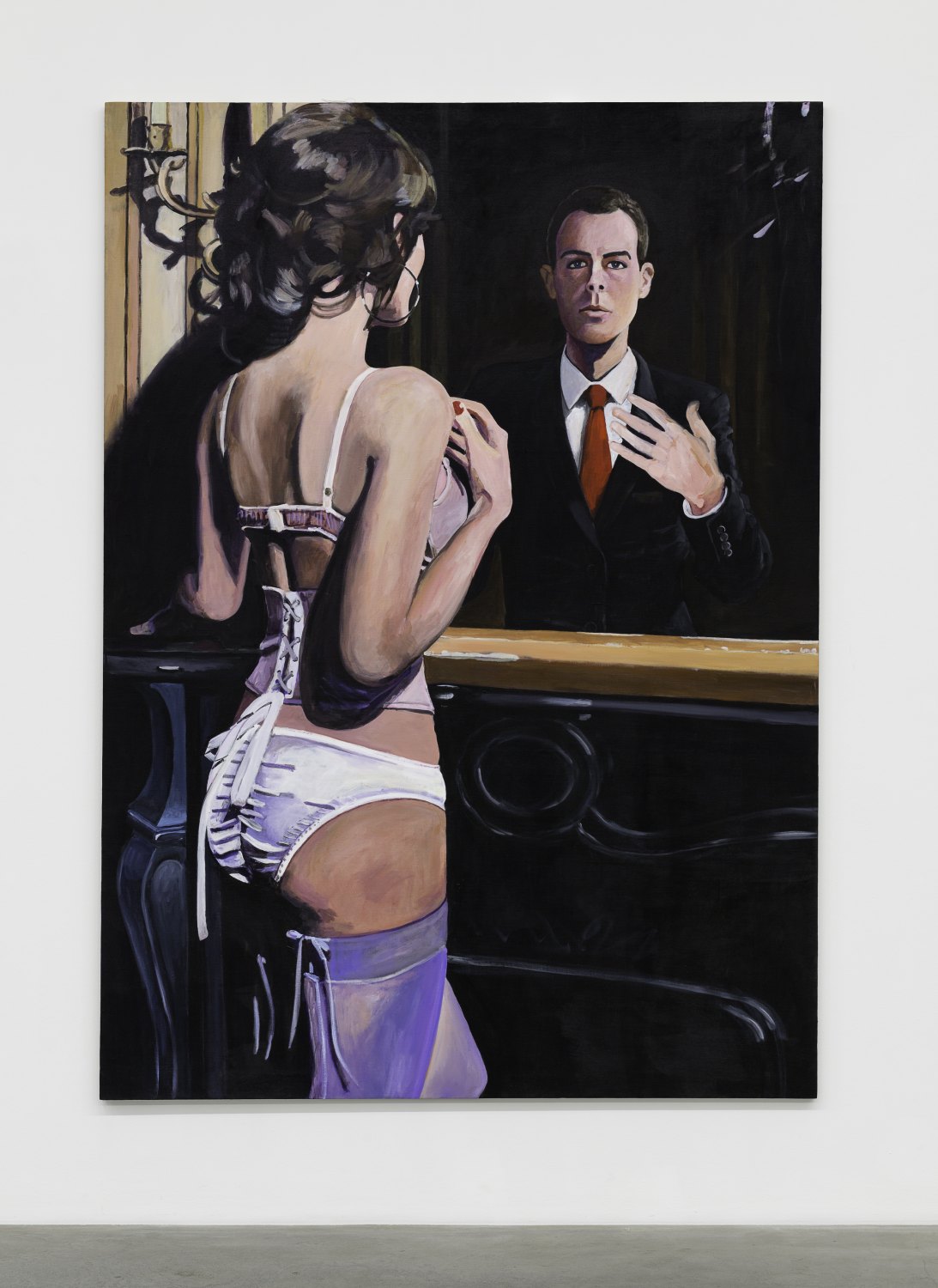  Merlin Carpenter, Grace, 2017, Acrylic on linen, 250 x 180 cm