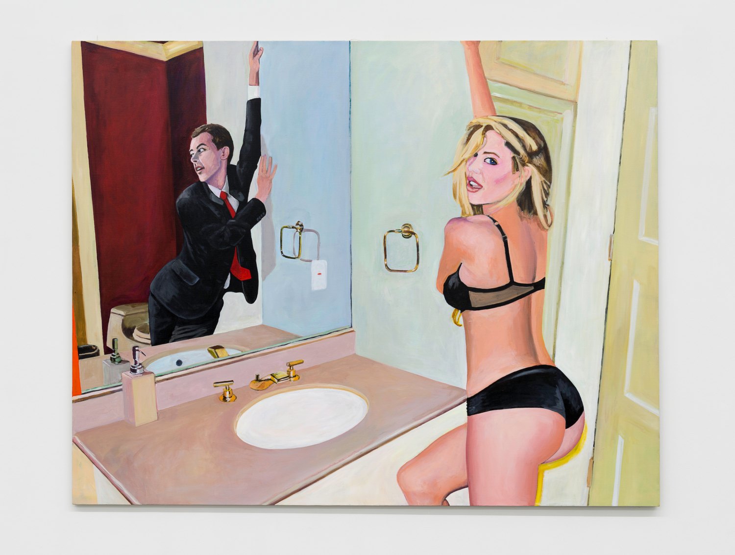  Merlin Carpenter, Ashleigh, 2017, Acrylic on linen, 190 x 240 cm
