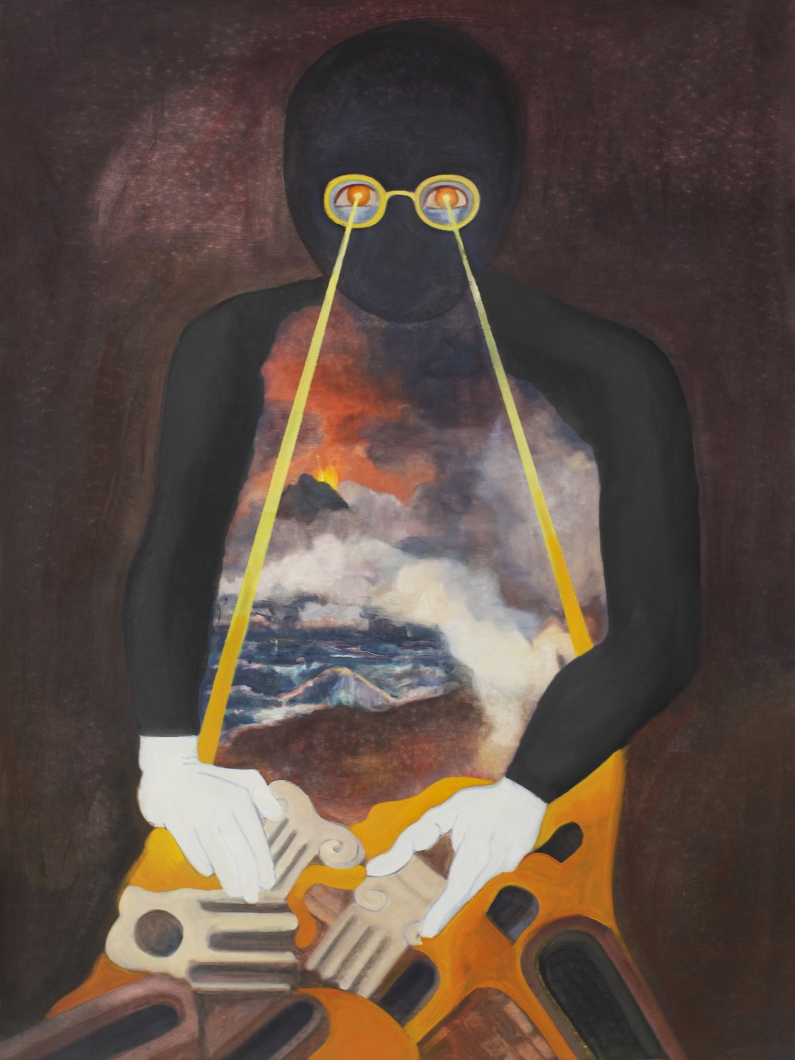 Jill Mulleady Riot III, 2015 Oil on canvas, 81x 108 cm