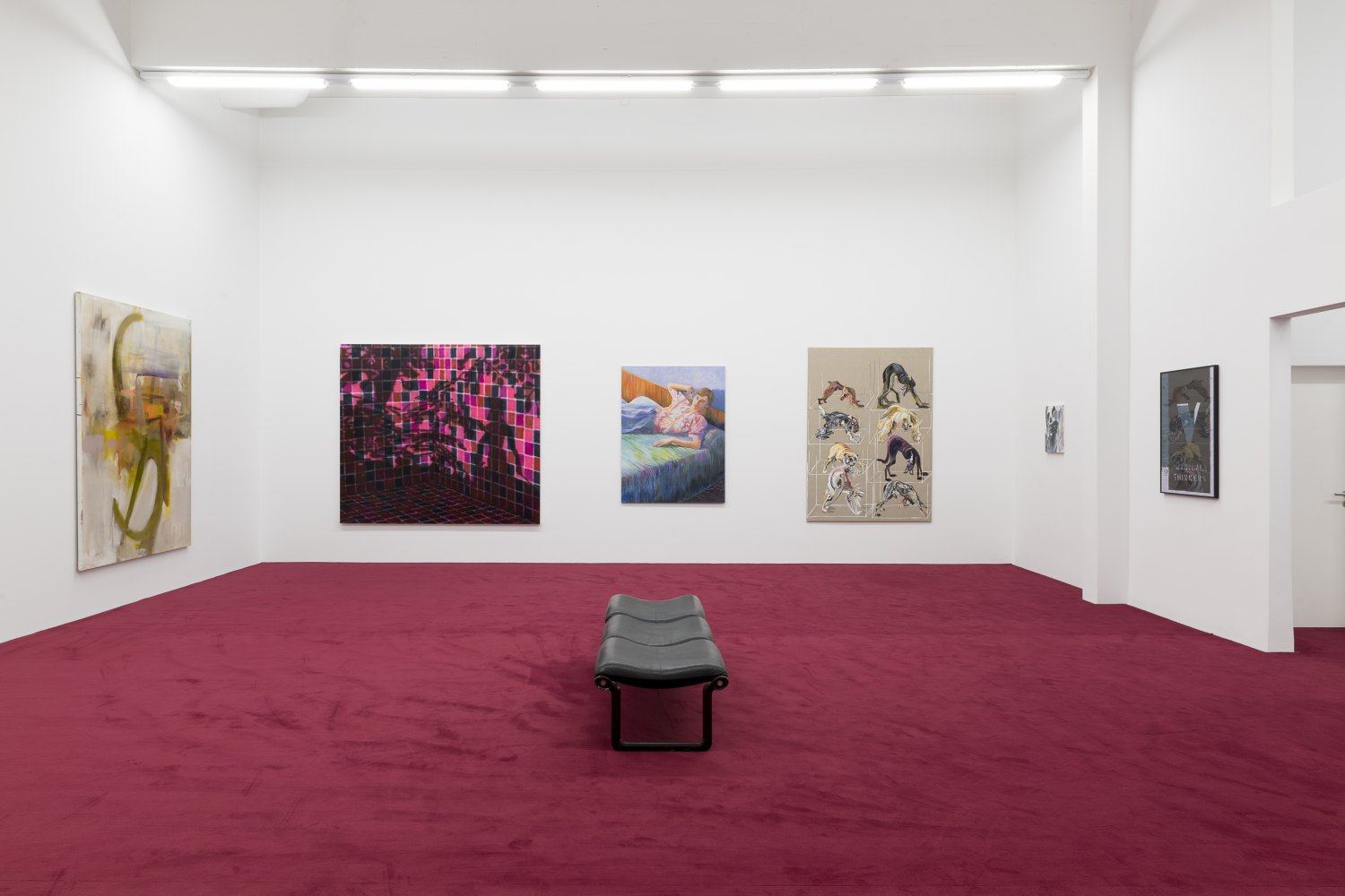 The Vitalist Economy of Painting curated by Isabelle Graw Installation view, Galerie Neu, Berlin, 2018