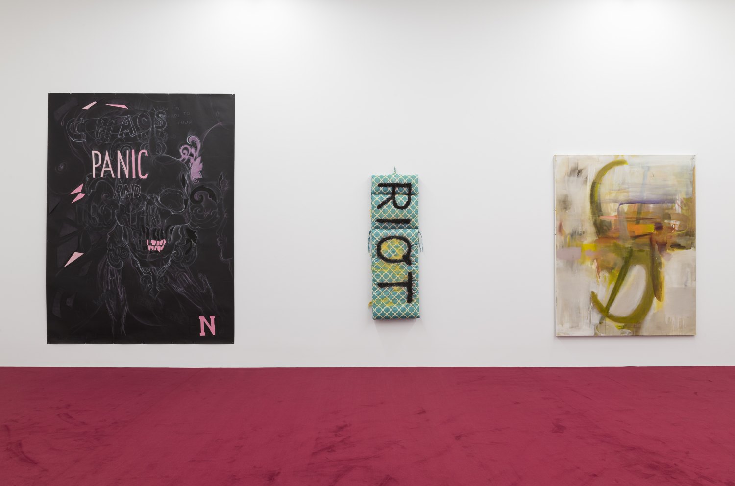 The Vitalist Economy of Painting curated by Isabelle Graw Installation view, Galerie Neu, Berlin, 2018