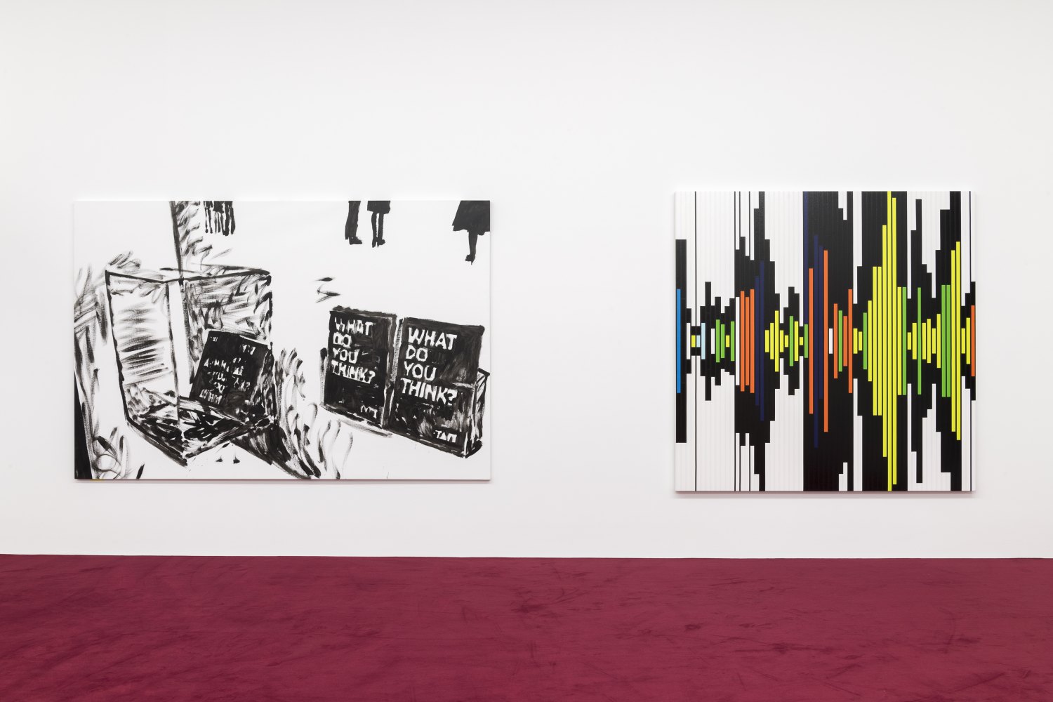 The Vitalist Economy of Painting curated by Isabelle Graw Installation view, Galerie Neu, Berlin, 2018