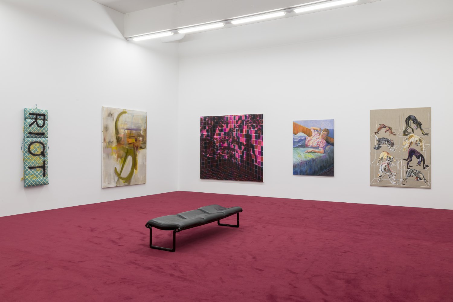 The Vitalist Economy of Painting curated by Isabelle Graw Installation view, Galerie Neu, Berlin, 2018