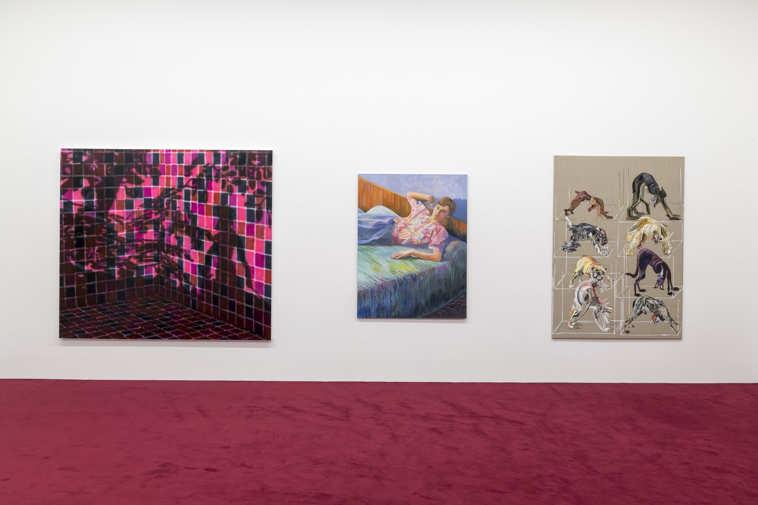 The Vitalist Economy of Painting curated by Isabelle Graw Installation view, Galerie Neu, Berlin, 2018