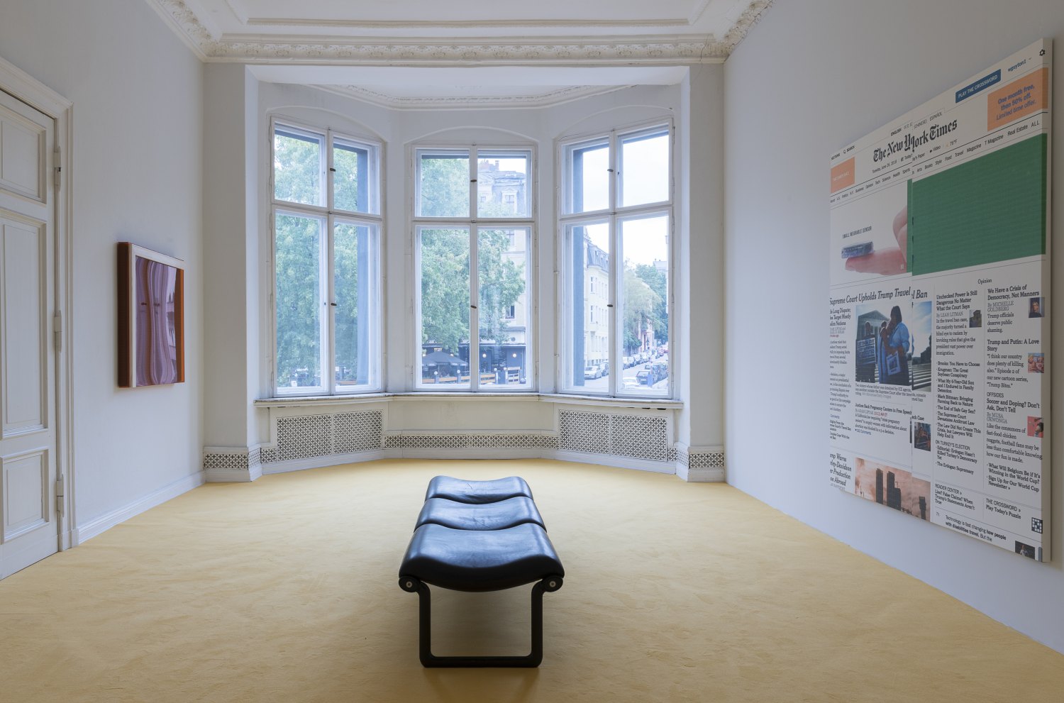 The Vitalist Economy of Painting curated by Isabelle Graw Installation view, Galerie Neu, Berlin, 2018