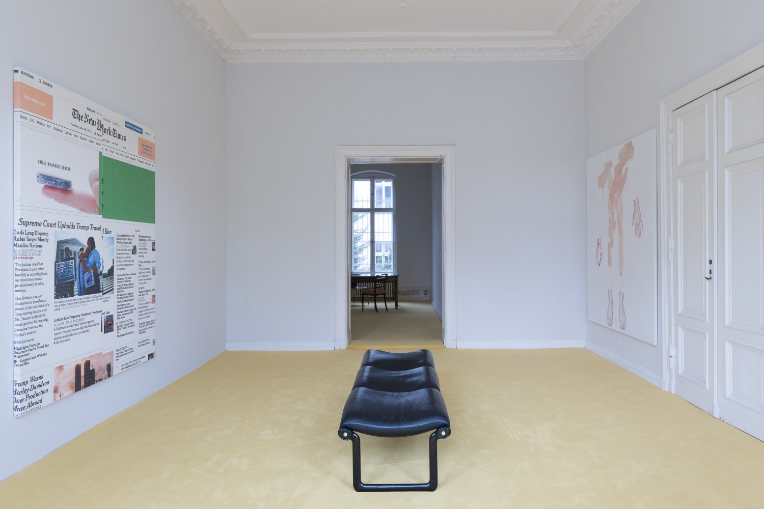 The Vitalist Economy of Painting curated by Isabelle Graw Installation view, Galerie Neu, Berlin, 2018