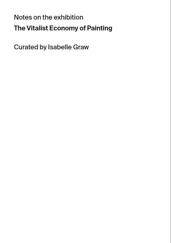 Booklet available at Galerie Neu and MD72
