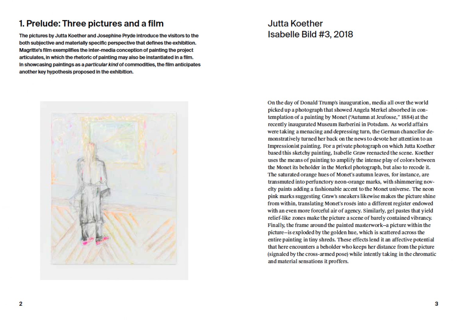 Notes on the exhibition by Isabelle Graw Booklet available at Galerie Neu and MD72