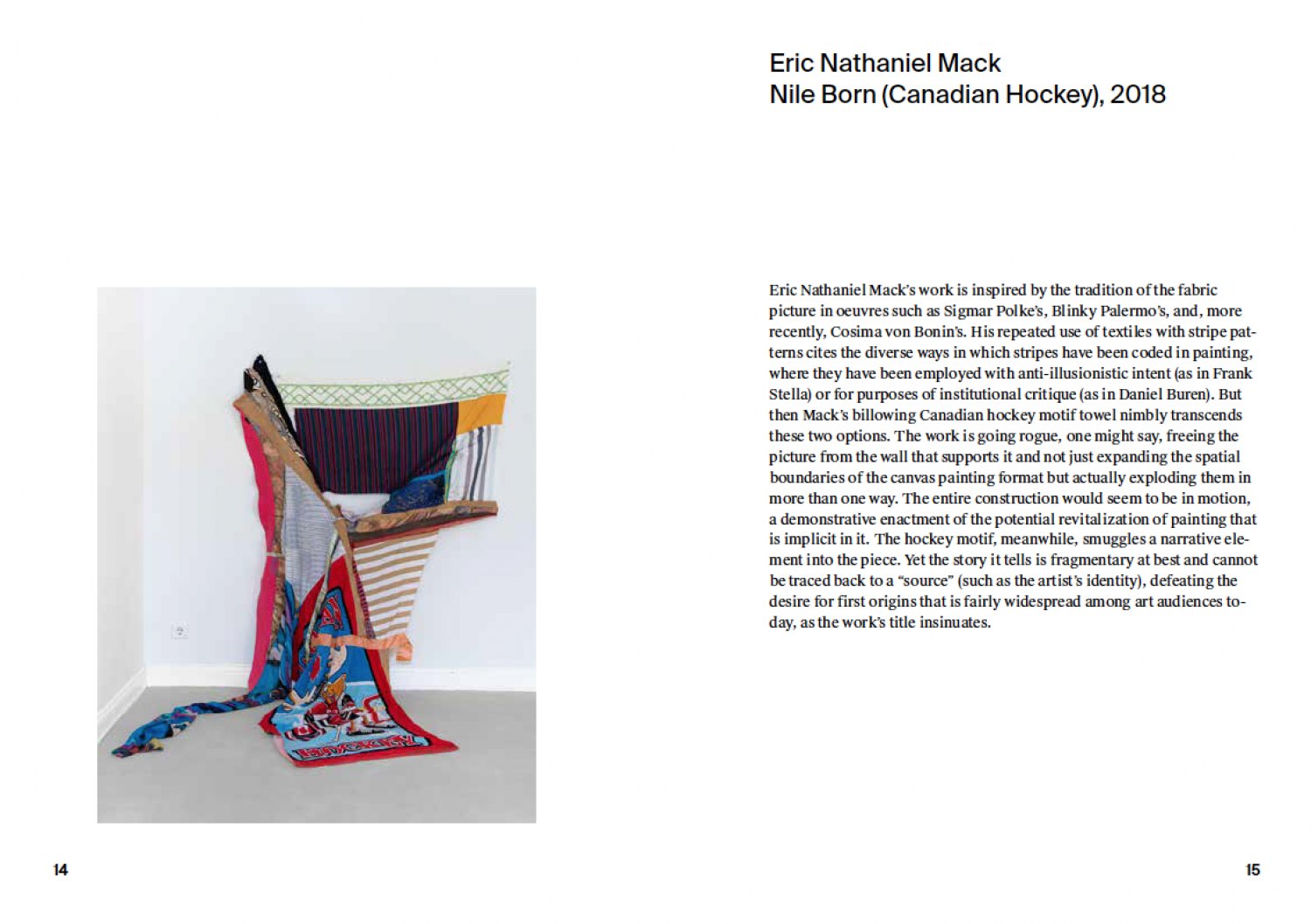 Notes on the exhibition by Isabelle Graw Booklet available at Galerie Neu and MD72