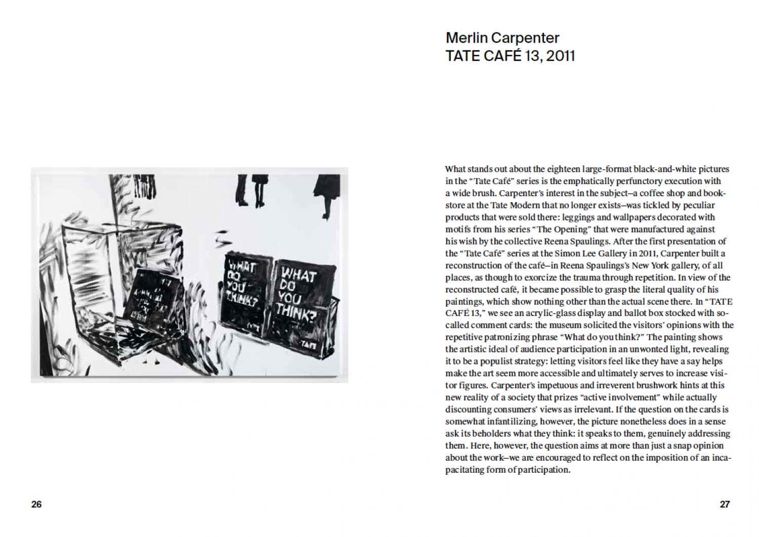 Notes on the exhibition by Isabelle Graw Booklet available at Galerie Neu and MD72