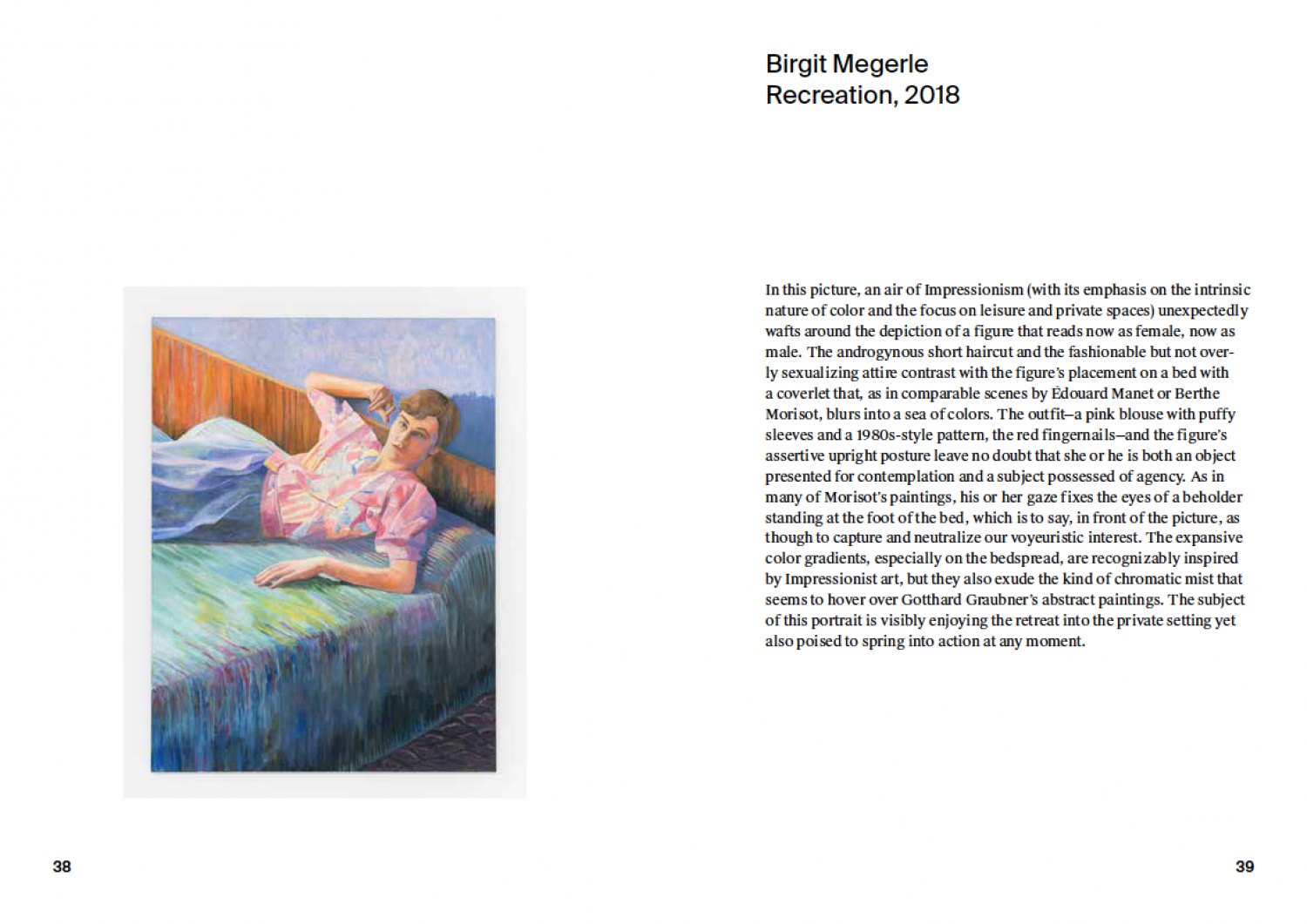 Notes on the exhibition by Isabelle Graw Booklet available at Galerie Neu and MD72