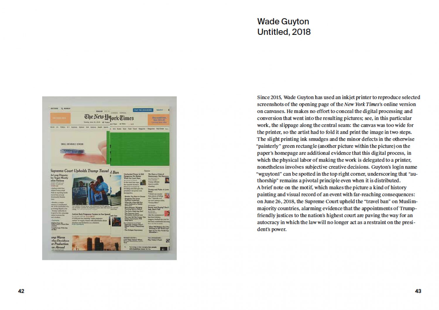 Notes on the exhibition by Isabelle Graw Booklet available at Galerie Neu and MD72