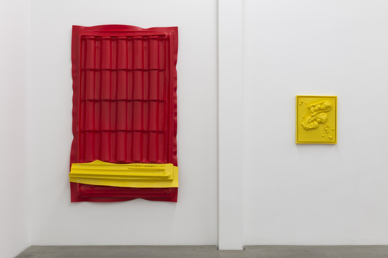 Andreas Slominski Untitled, (installation view) Plastic, rivet
