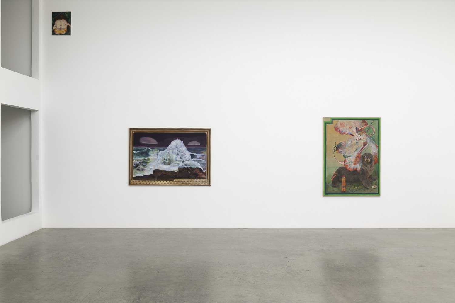 Jill Mulleady Mouth-to-Mouth Installation view, Galerie Neu, Berlin 2018