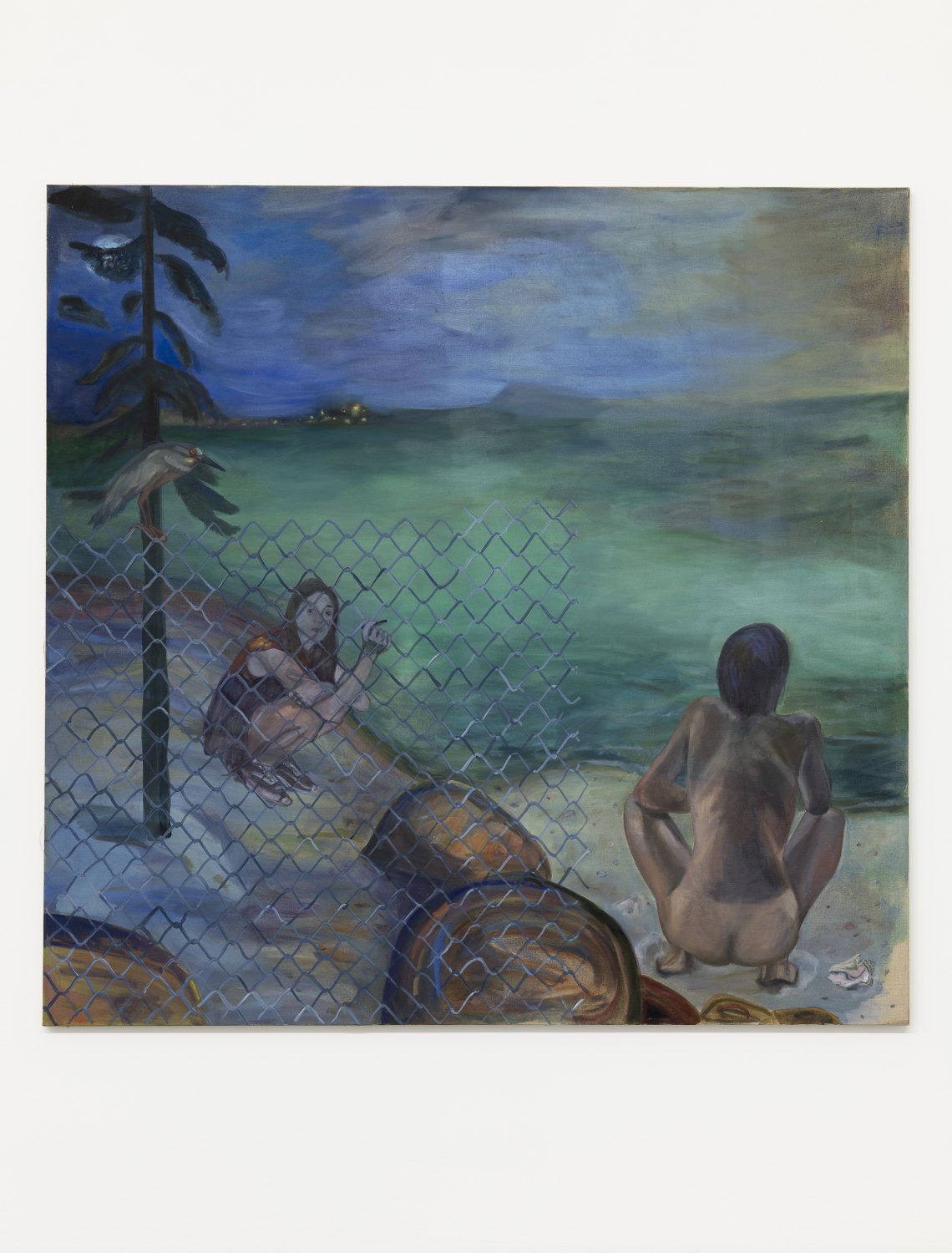 Jill Mulleady Point Lobos, 2018 Oil on linen, 168 x 173 cm