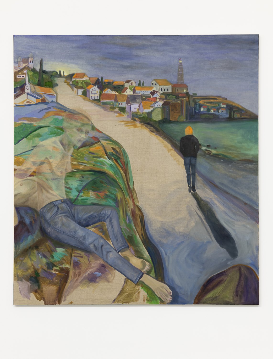 Jill Mulleady Erupted Citadel, 2018 Oil on linen, 168 x 152 cm