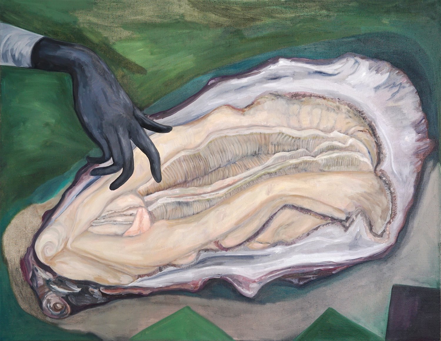 Jill Mulleady Locus Solus, 2018 Oil on linen, 94 x 122 cm