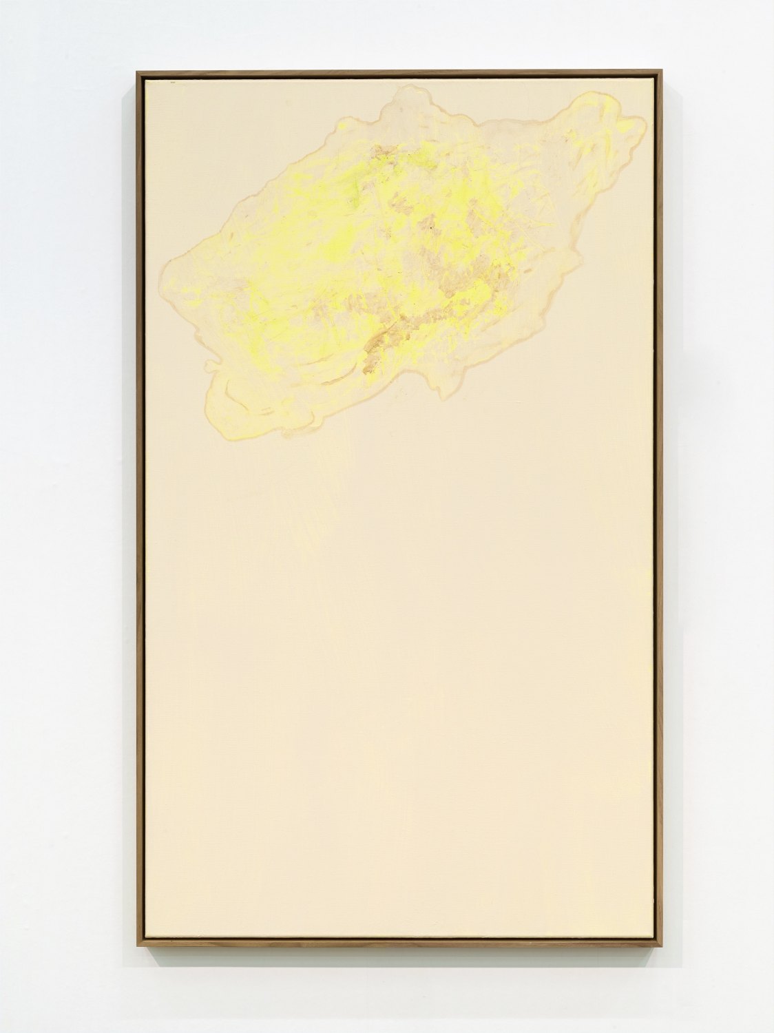 Sergej Jensen Untitled, 2016 Acrylic on linen, 135 x 80 cm