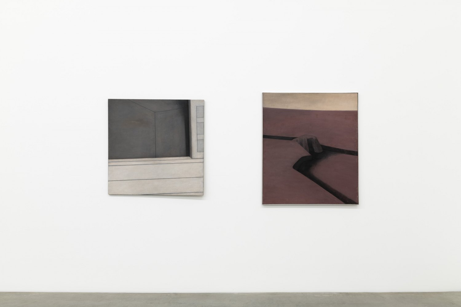 Installation view, Adrian Morris, Galerie Neu, 2019