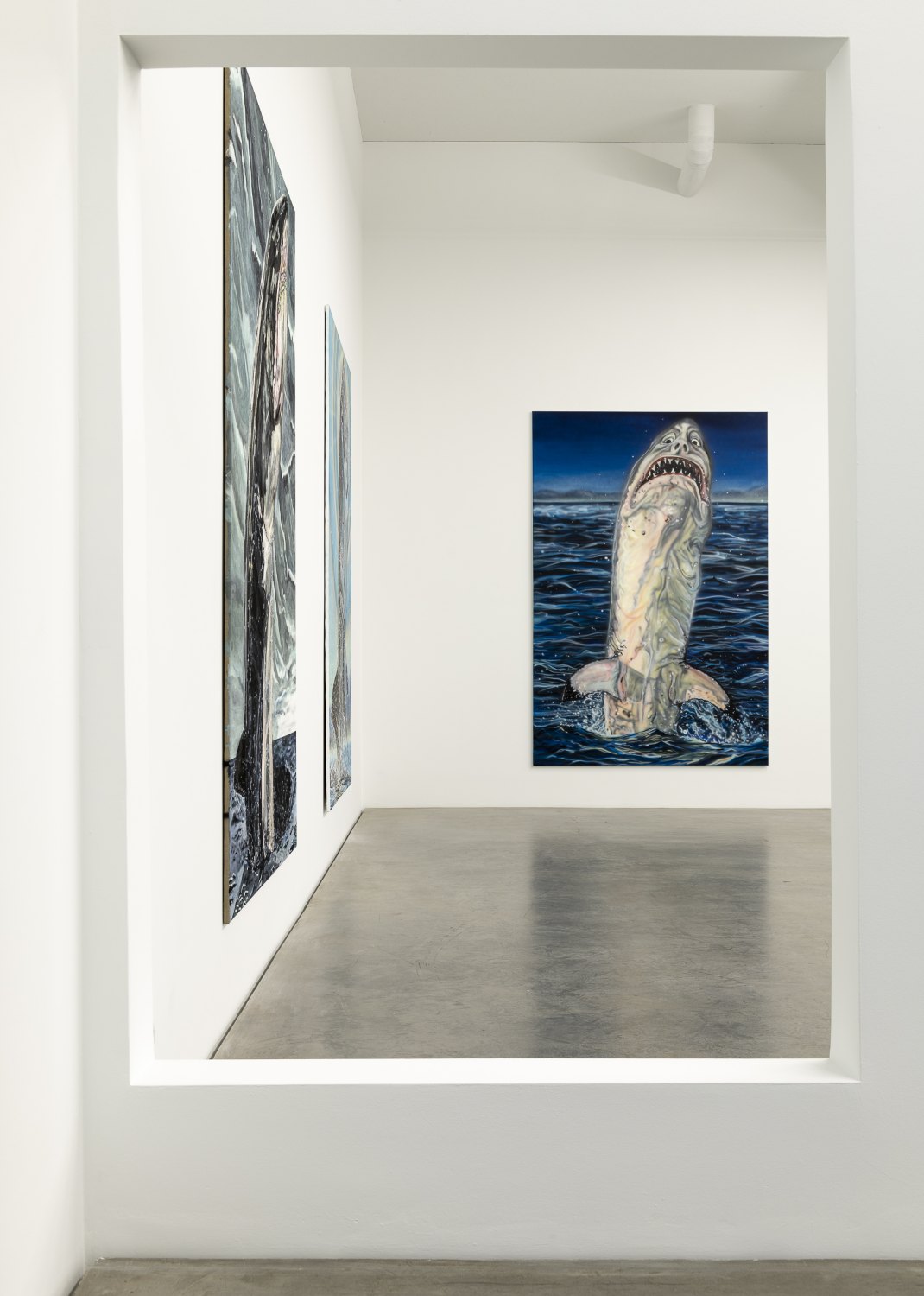 Installation view, Jana Euler, Great White Fear, Galerie Neu, 2019