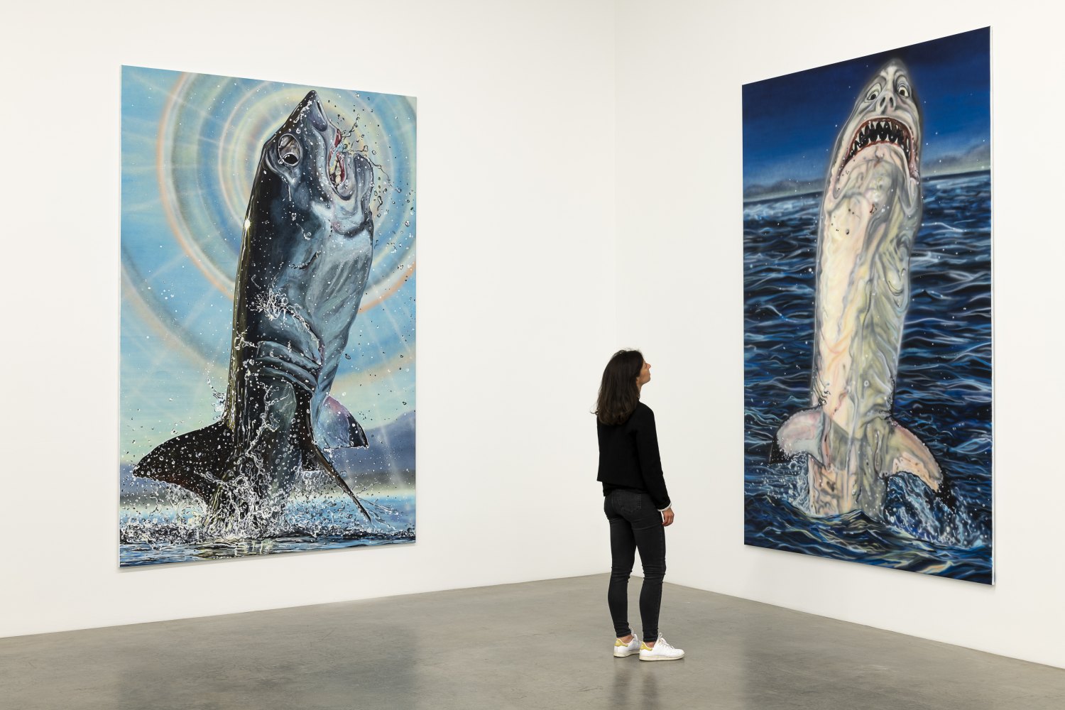 Installation view, Jana Euler, Great White Fear, Galerie Neu, 2019