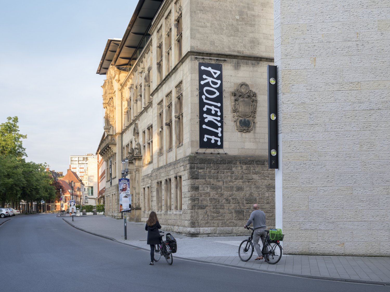 John Knight  A Work in situ, 2017    Carbon fibre  365 × 13 × 33 cm Installation View, Skulptur Projekte, Münster, 2017