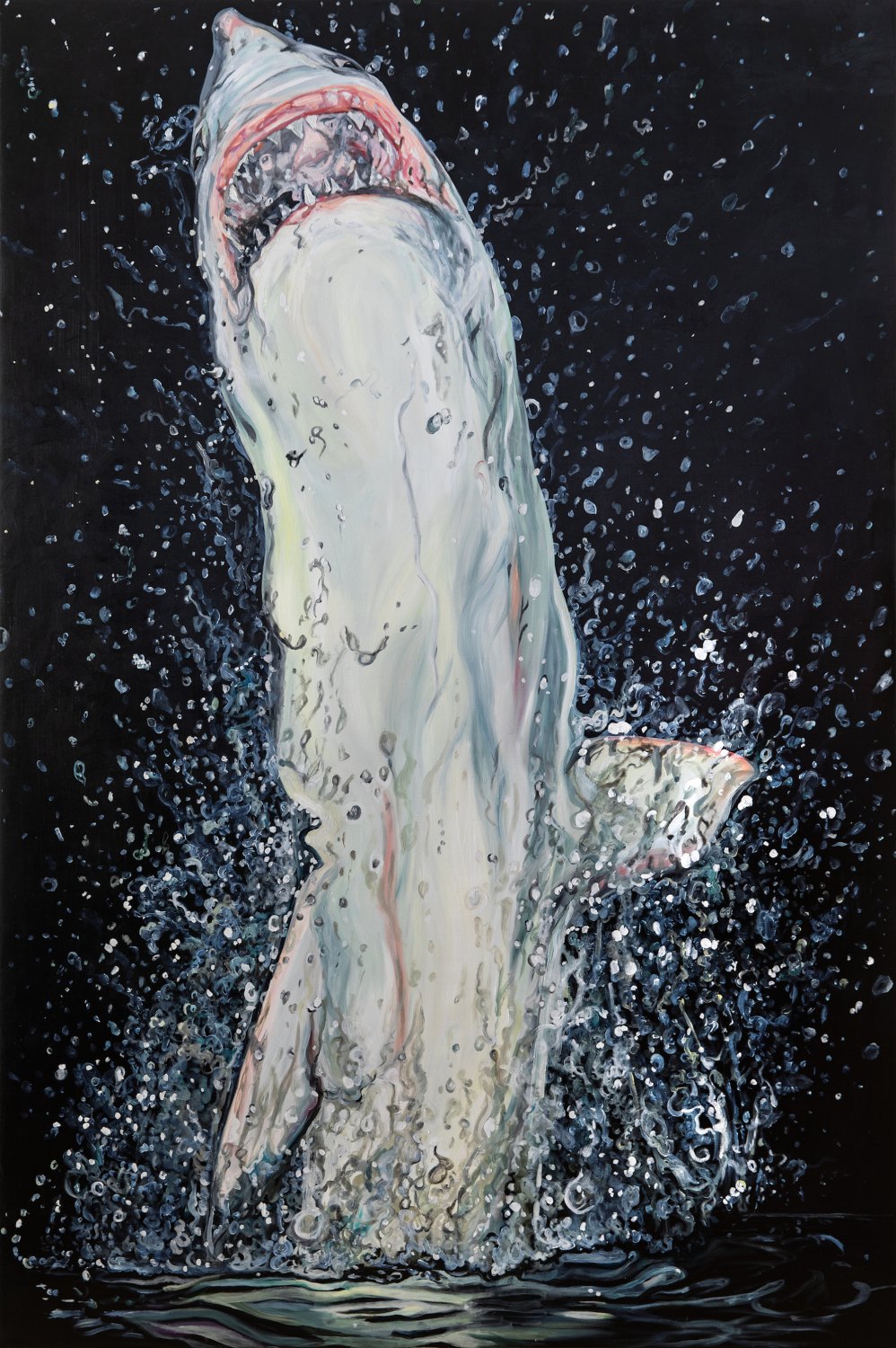 Jana Euler GWF 2, 2019 Oil and dammer varnish on canvas, 300 x  200 cm