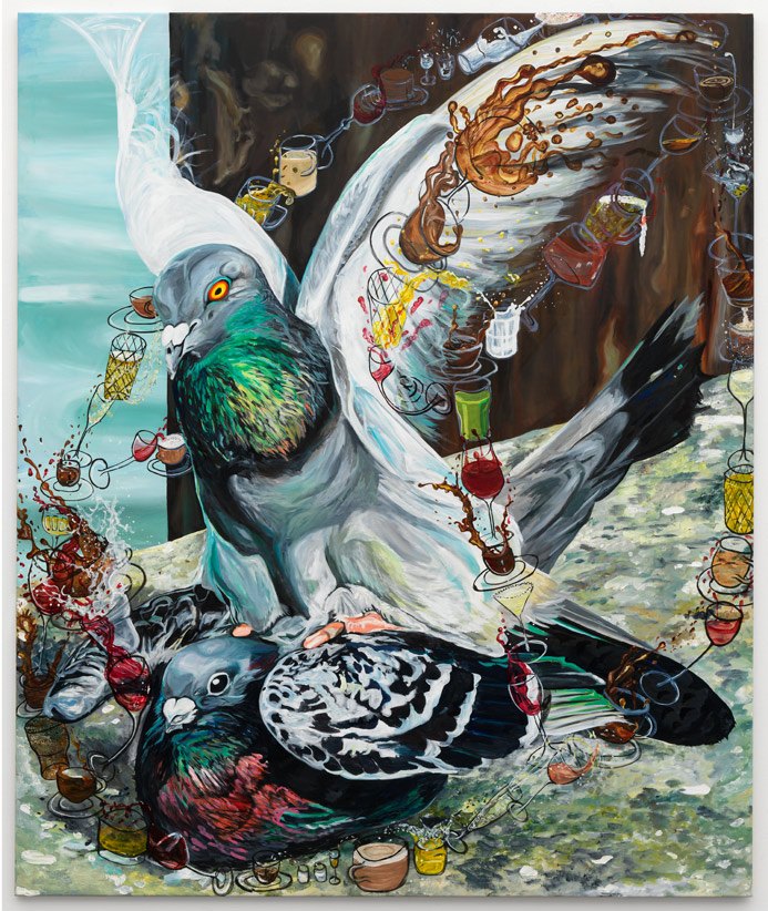 Jana Euler Peace, 2017 Oil on canvas, 240 x 200 cm