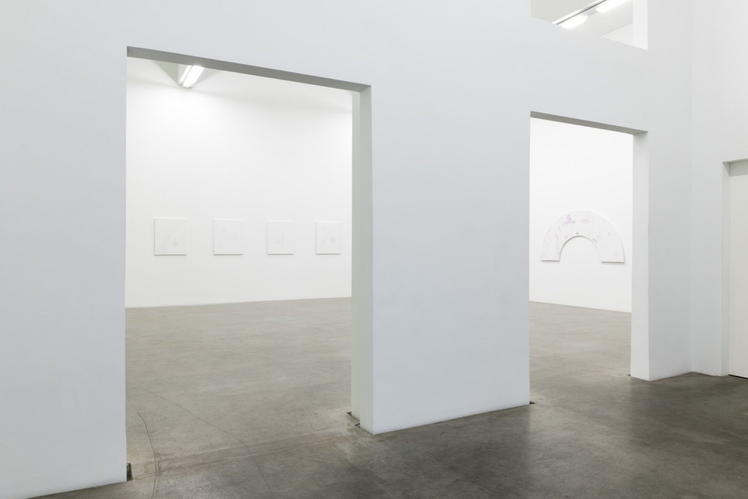 Installation view, Reena Spaulings, Life at Sea, Galerie Neu, Berlin 2020