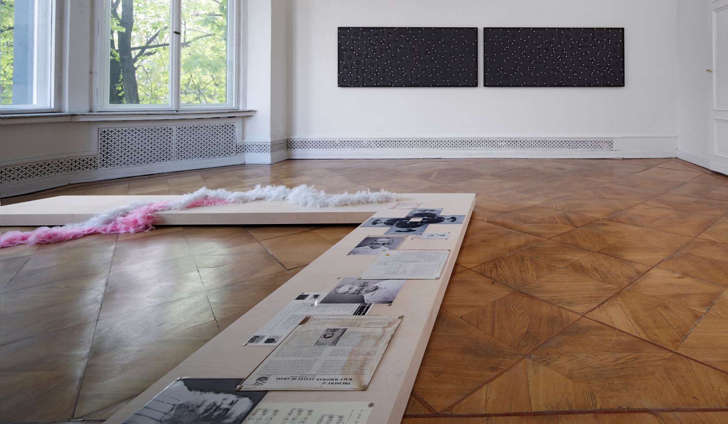 Tom Burr Murmur Installation view, MD72 / Galerie Neu, Berlin, 2010