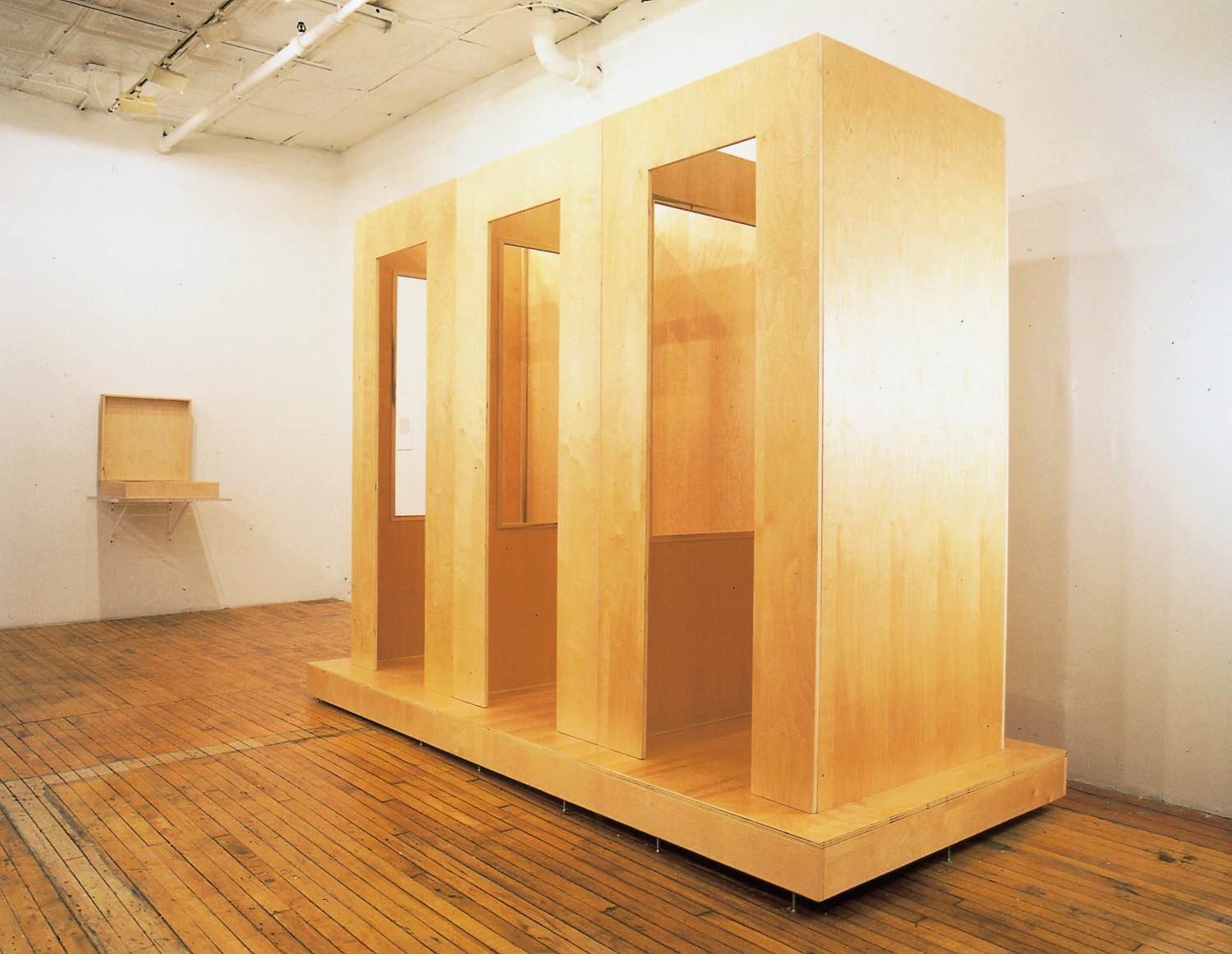 Tom Burr 42nd Street Structures Installation view, American Fine Arts Co, New York, NY, 1995