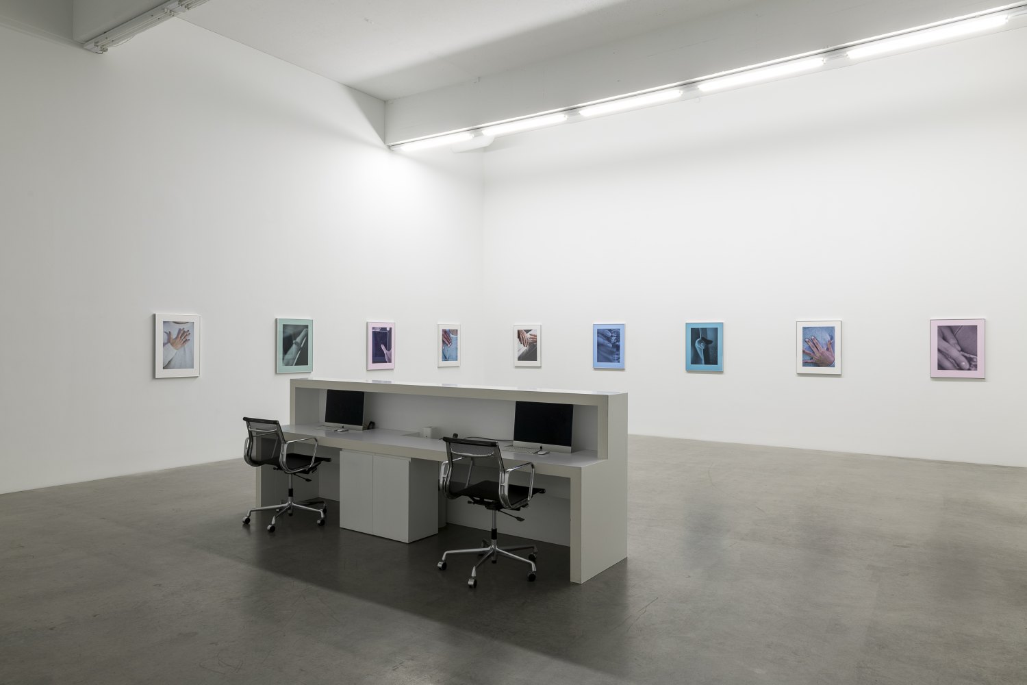 Installation view, Josephine Pryde, Exterior, Night, Day, Galerie Neu, Berlin 2020