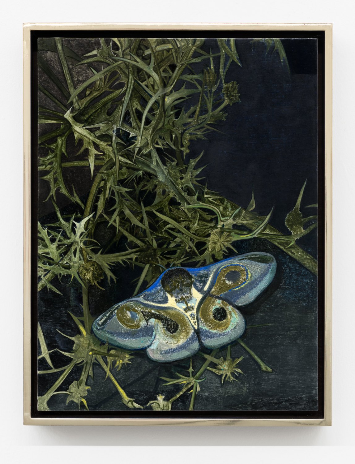 Victor Man A lelkek temetöje, der Friedhof der Seelen, 2019 Oil on canvas mounted on wood, 40 x 30 cm