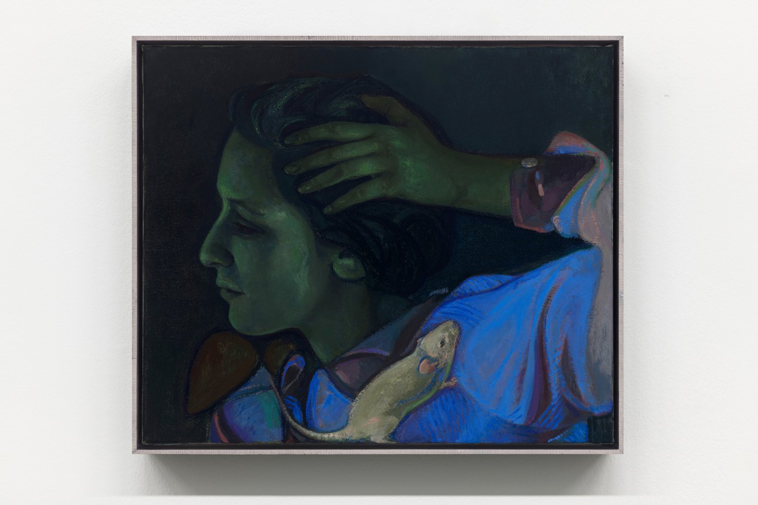 Victor Man Rupture, 2019 - 2020 Oil on canvas, 44.2 x 52 cm