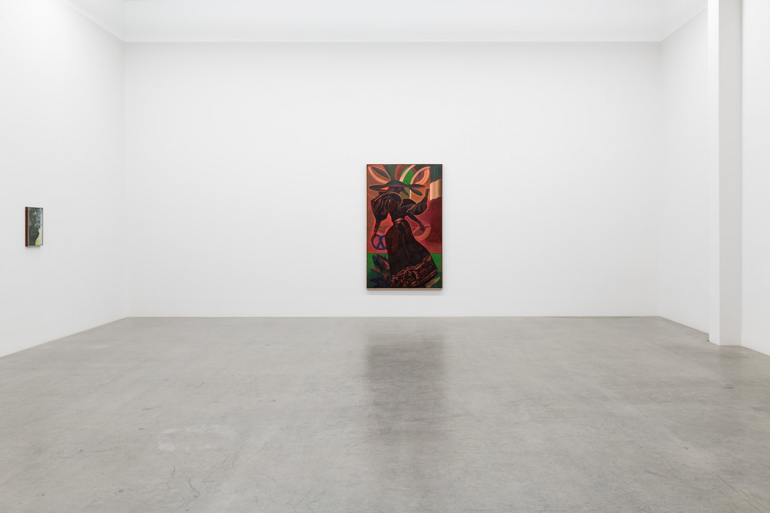 Installation view, Victor Man, Die Rose ist ohne Warum. Sie blühet weil sie blühet, Galerie Neu, Berlin 2020