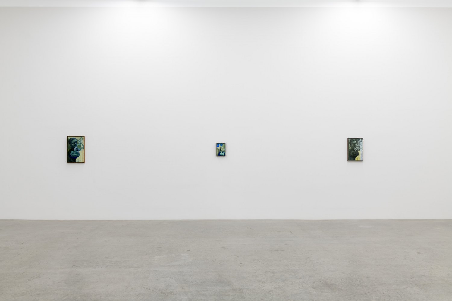 Installation view, Victor Man, Die Rose ist ohne Warum. Sie blühet weil sie blühet, Galerie Neu, Berlin 2020
