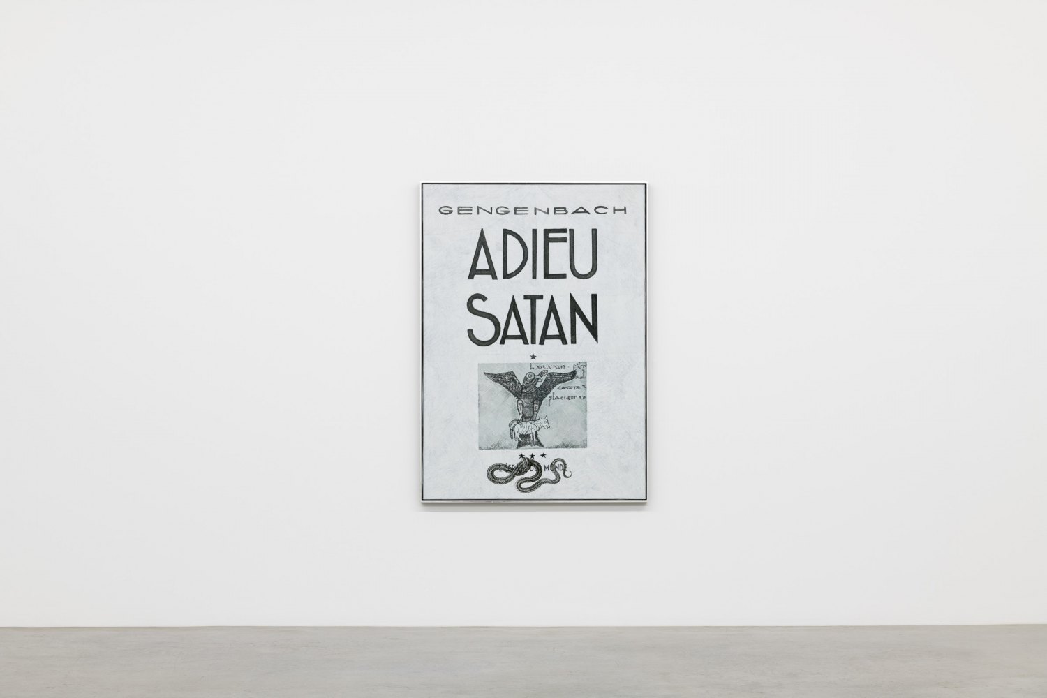 Victor Man Untitled (Adieu à Satan), 2020 Oil on canvas 172,5 x 123 x 5,5 cm 