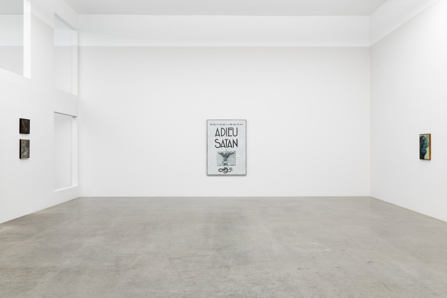 Installation view, Victor Man, Die Rose ist ohne Warum. Sie blühet weil sie blühet, Galerie Neu, Berlin 2020