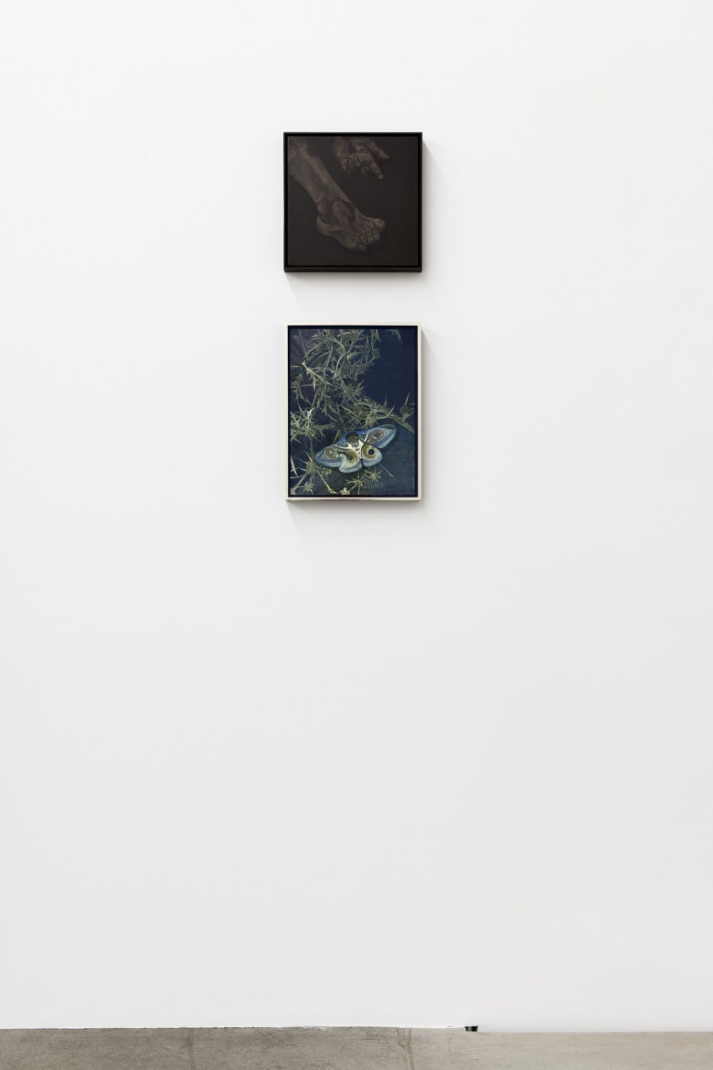 Installation view, Victor Man, Die Rose ist ohne Warum. Sie blühet weil sie blühet, Galerie Neu, Berlin 2020