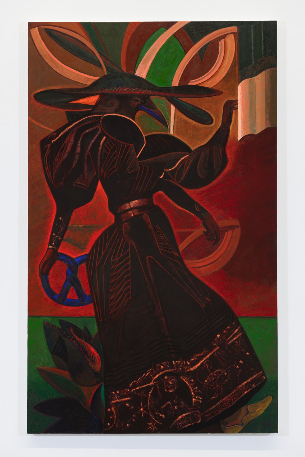 Victor Man  Flowering Ego, 2020  Oil on canvas, 209 x 126 cm