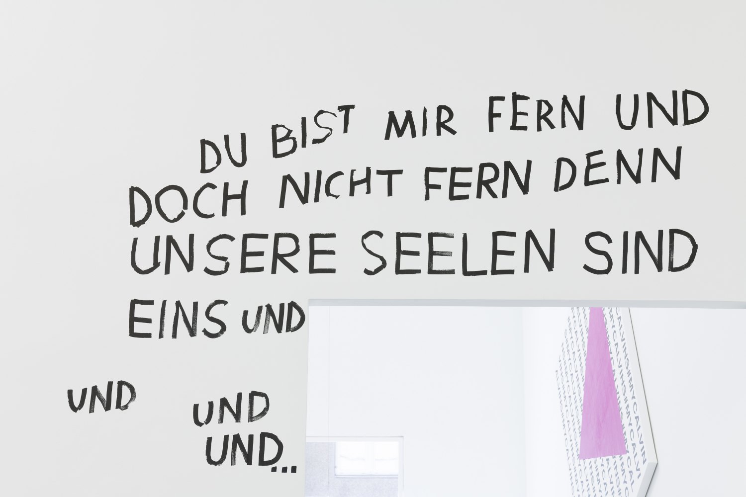 Installation view, Karl Holmqvist, #SAVEYOURTEARS..., Galerie Neu, Berlin 2021