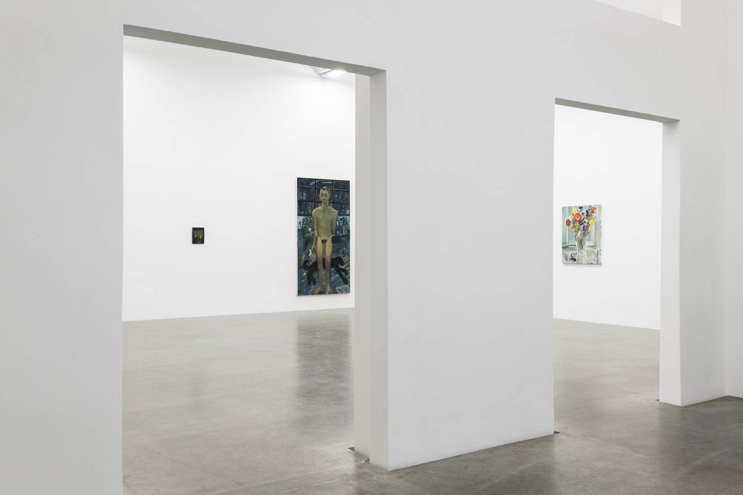 Installation view, Louis Fratino, Die bunten Tage, Galerie Neu, Berlin, 2022