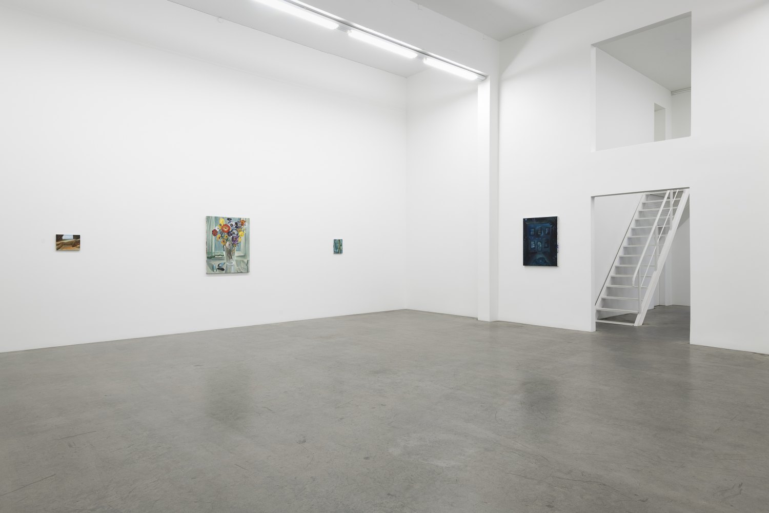 Installation view, Louis Fratino, Die bunten Tage, Galerie Neu, Berlin, 2022