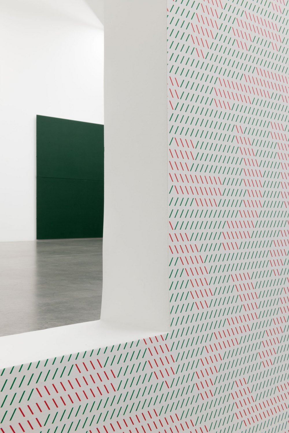 Installation view, Florian Hecker, Templextures, Galerie Neu, Berlin, 2022