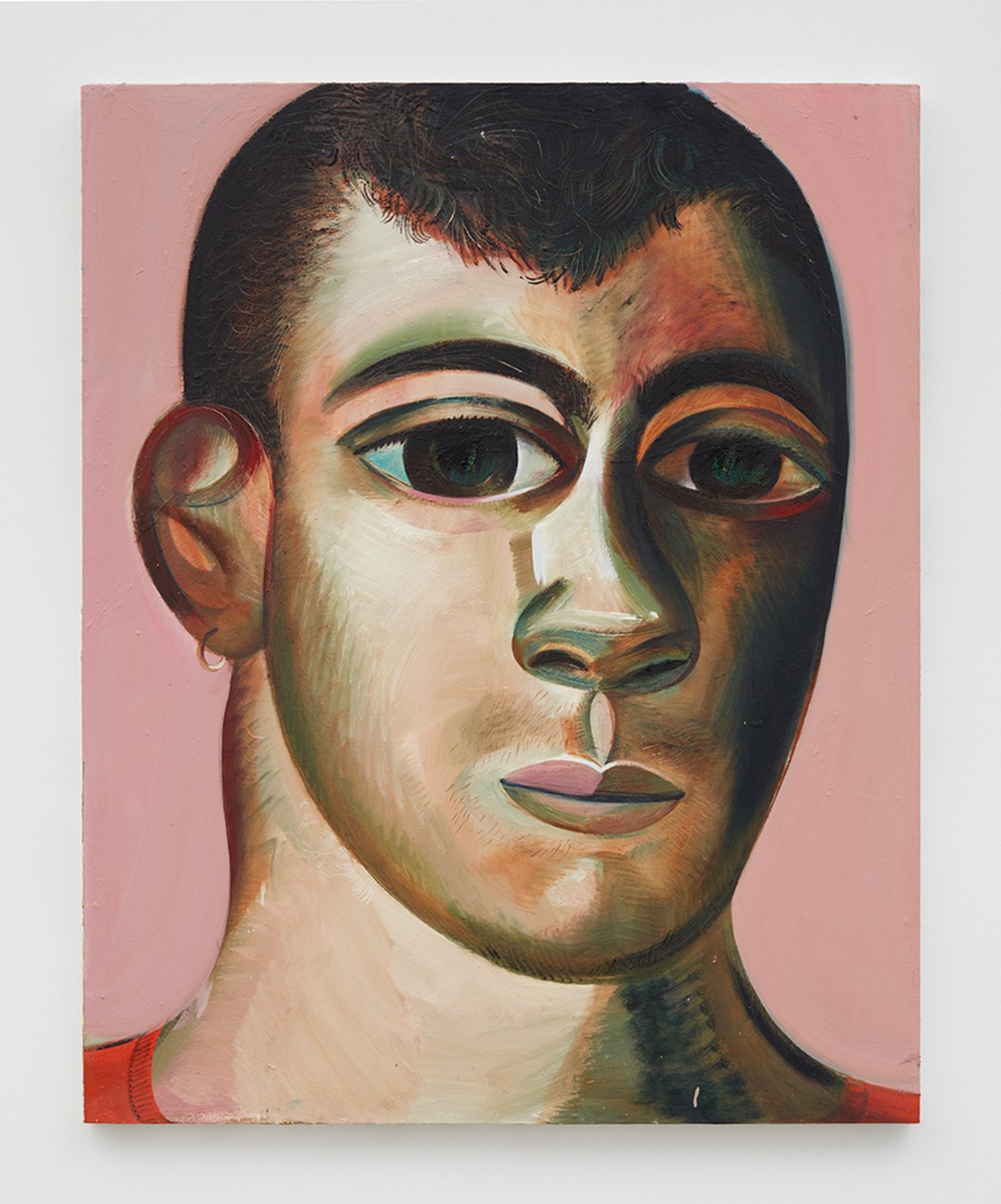 Louis Fratino Me, 2019 Oil on canvas 152,5 x 122 cm
