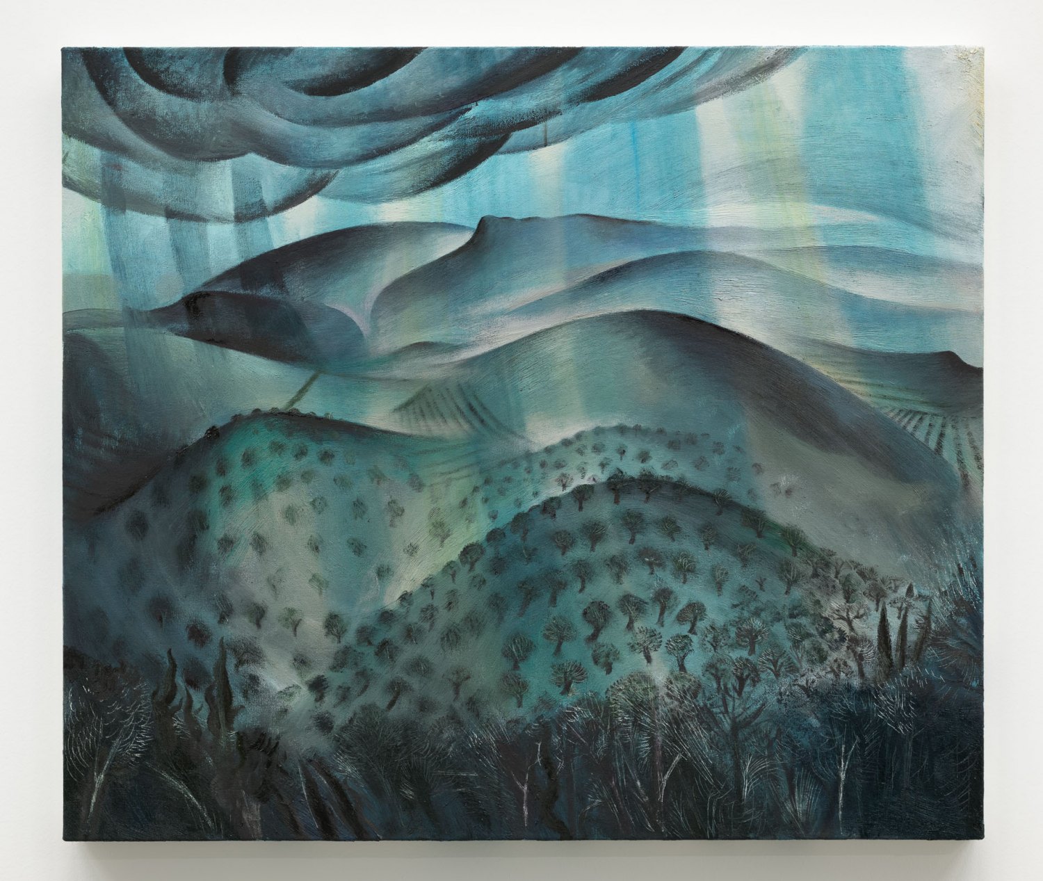 Louis Fratino Rain, 2022 Oil on canvas 95.5 x 111 cm   