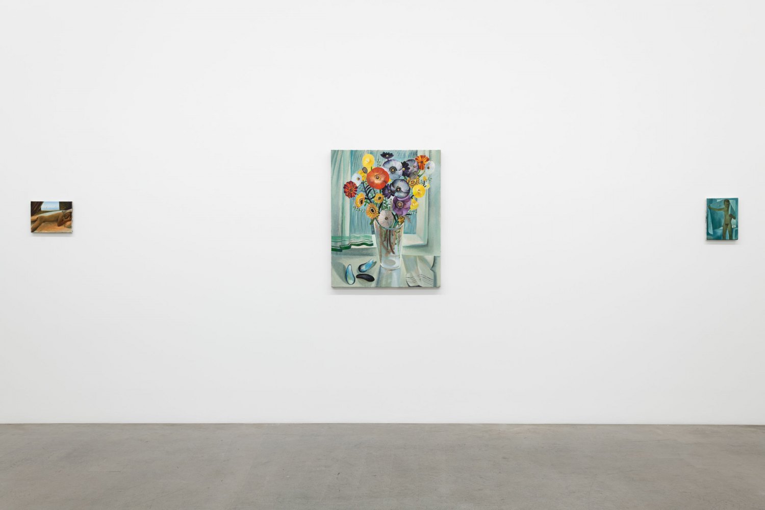 Installation view, Louis Fratino, Die bunten Tage, Galerie Neu, Berlin, 2022